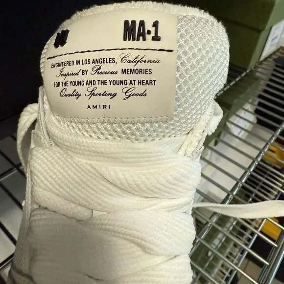 Amiri White Sneakers men's 6 brand new with box and dustbag
